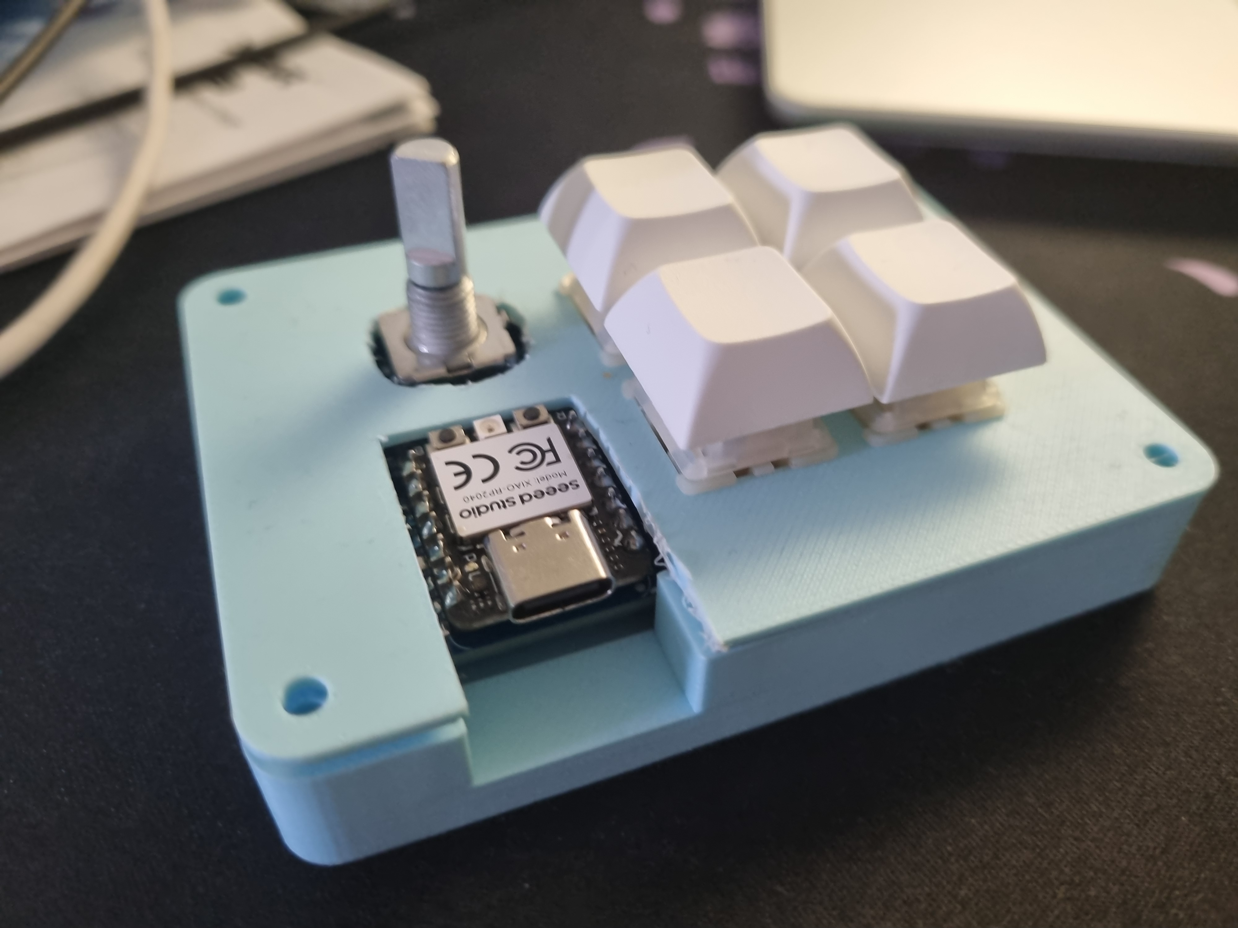 An amazingly designed 4 key macropad